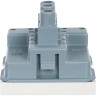 Выключатель одноклавишный IEK ВКО-21-00-П (на 2 модуля) ПРАЙМЕР белый - CKK-40D-VO2-K01